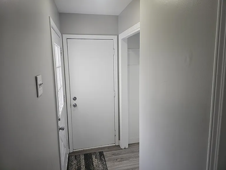 Entrance to garage