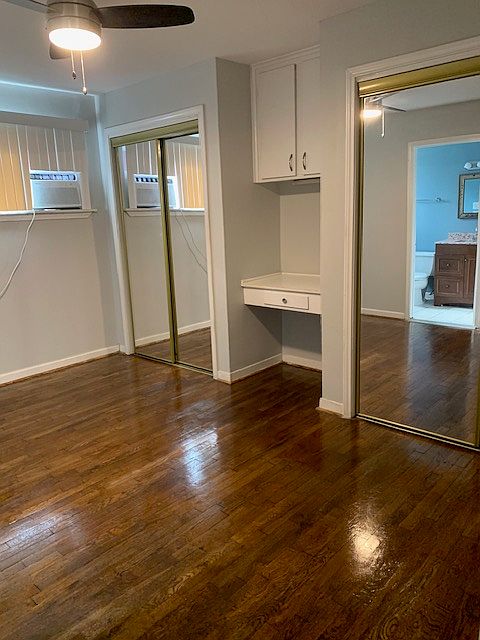 Real hardwood floors in bedroom