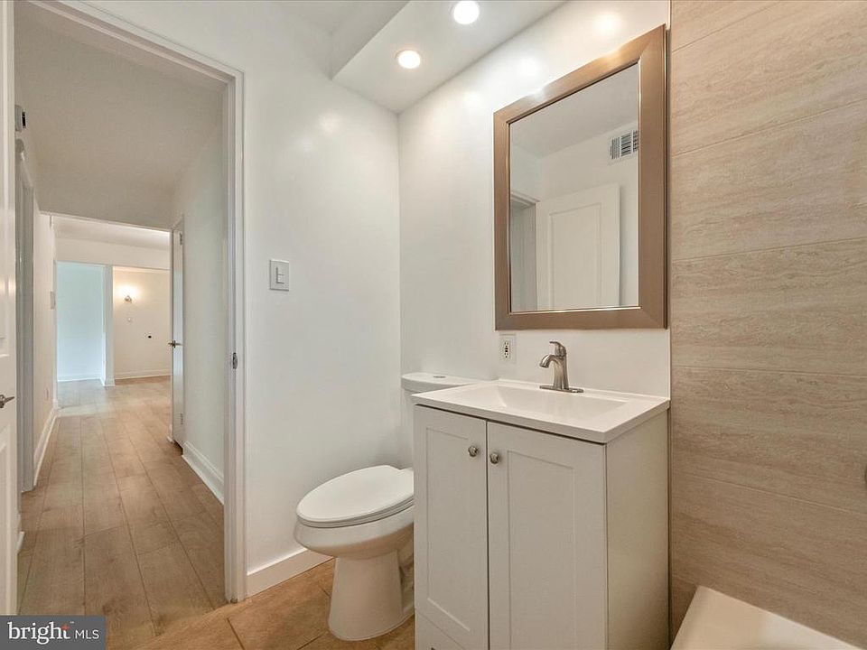 Newly renovated bathroom , new bathtub and toilet