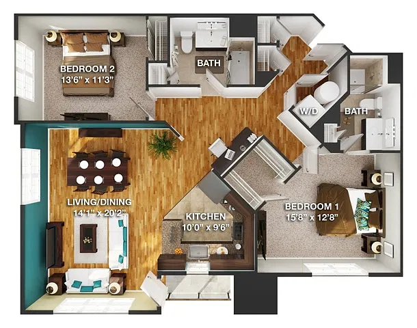 Floor plan Corbel (C)