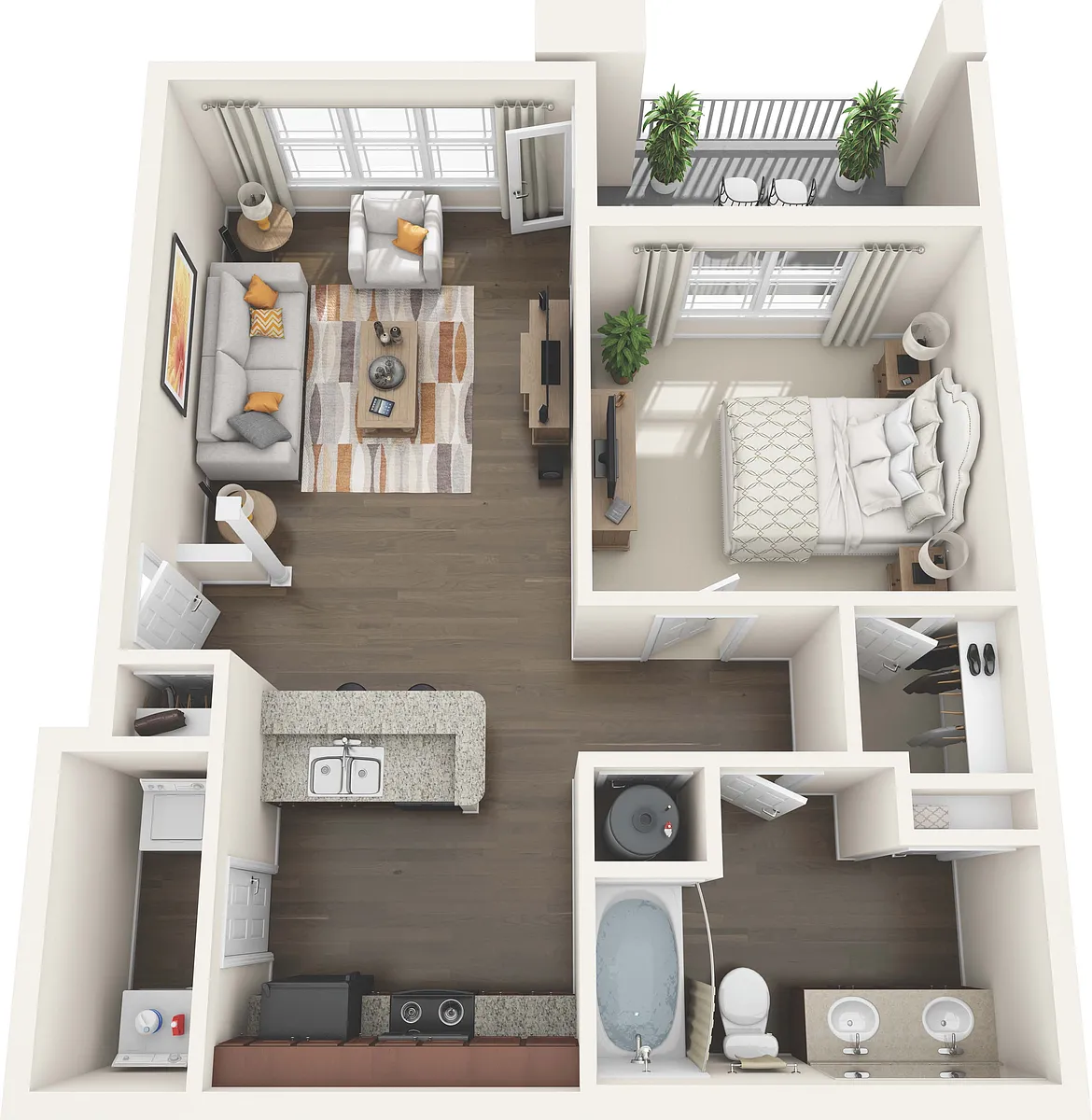Floor plan The Finch