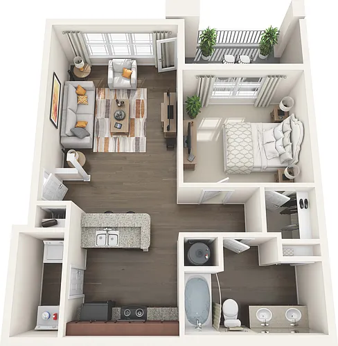 Floor plan The Finch