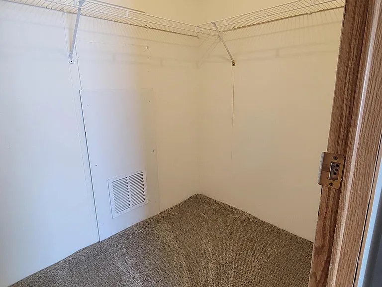 Walk-in closet, master bedroom