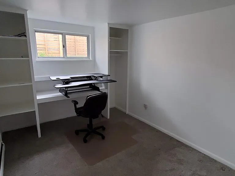 Basement bedroom or second office