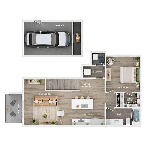 Floor plan A1 - Private Entry 2nd Floor