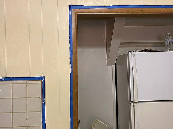 Newly painted kitchen 