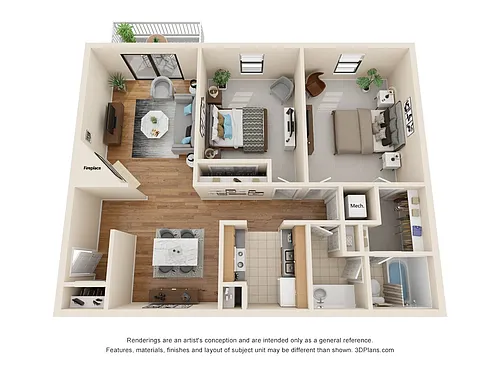 Floor plan Hamilton
