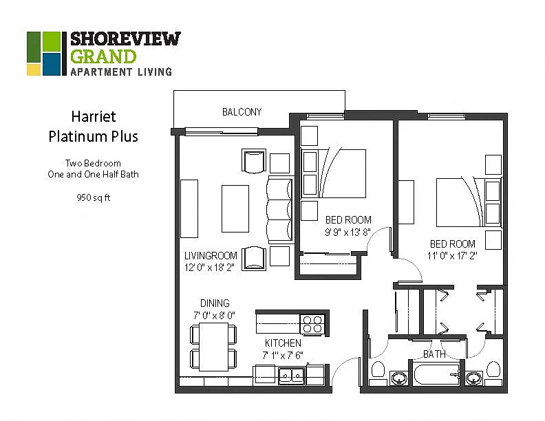 Floor plan Harriet - Platinum Plus
