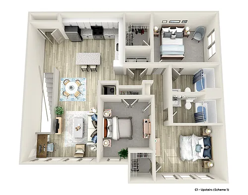 Floor plan C1U