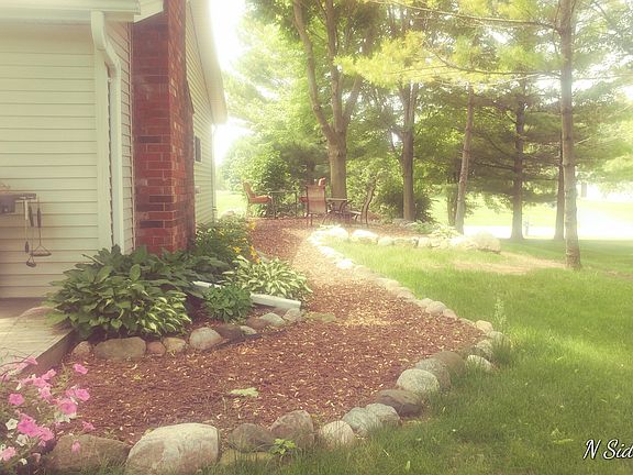 North side of home