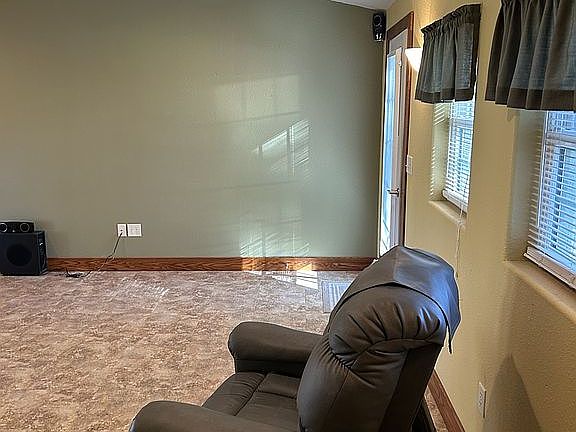 newly renovated living area