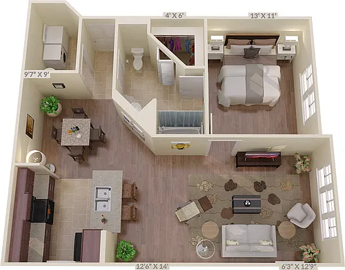 Floor plan The Cloverleaf