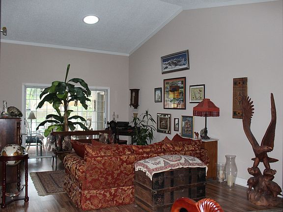 Living Room with Skylight