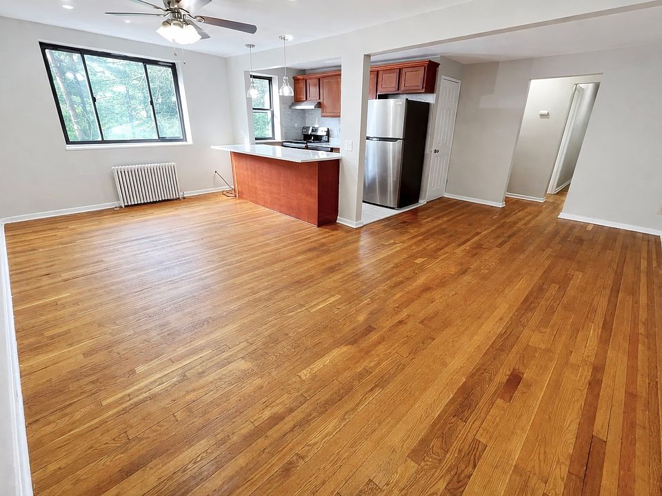 Hardwood Living Room + Kitchen