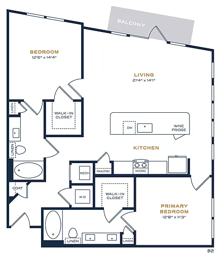 Floor plan B3
