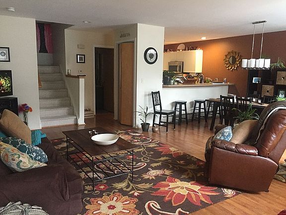 Open living & dining room