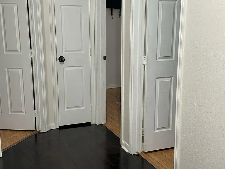 Upstairs hallway and bedroom d