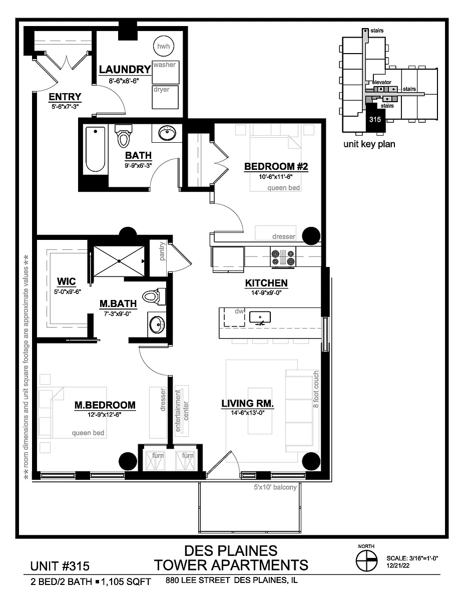 Floor plan 315