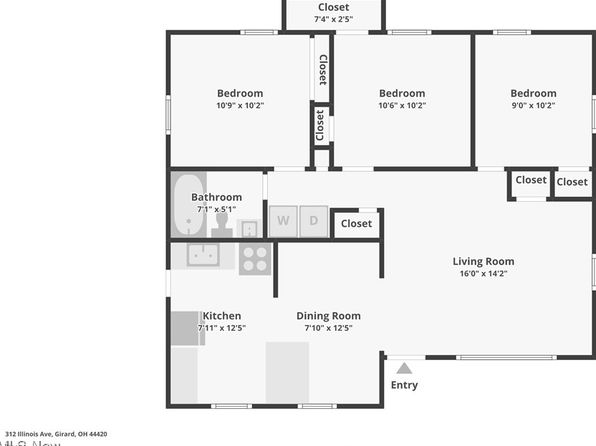 312 Illinois Ave, Girard, OH 44420