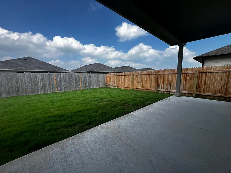 View from the back patio.
