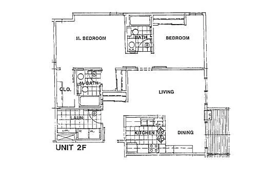 Floor plan Oakwood with Balcony