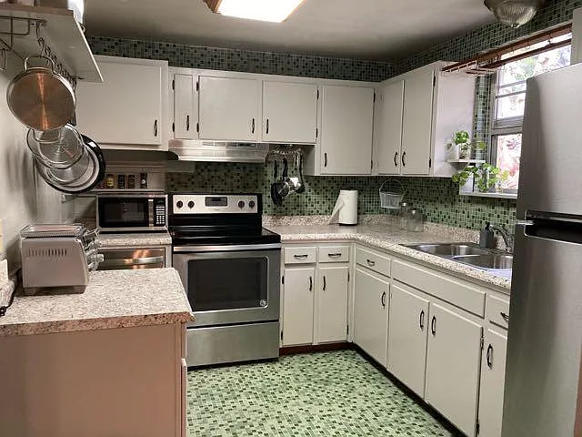 kitchen with stainless appliances