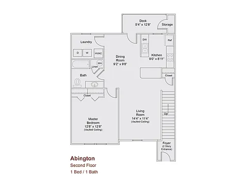 Floor plan Abington 2nd Floor