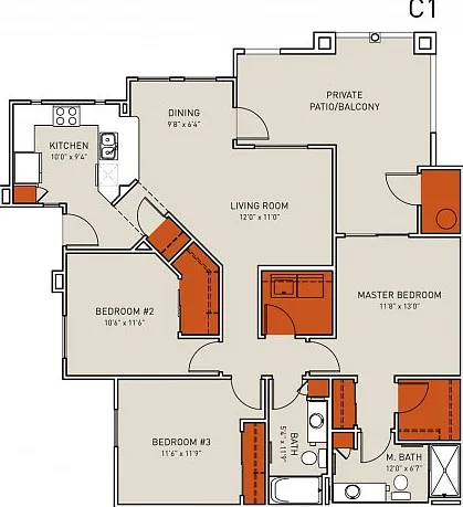 C1 Floor Plan C1 Floor Plan
