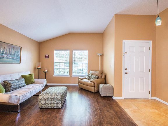 Living room with hardwood floors