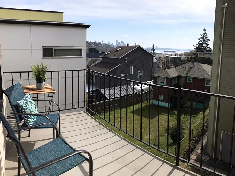 75 SF private view deck