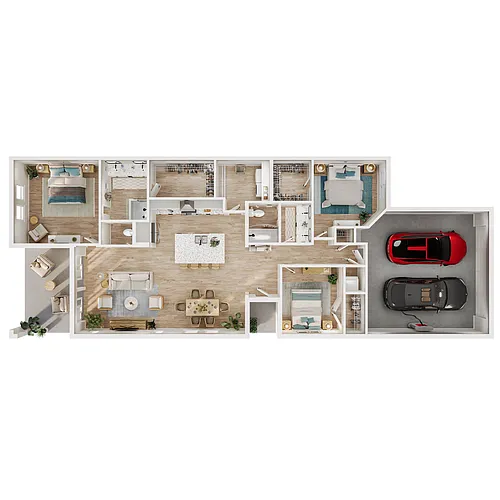 Floor plan 3A Villa
