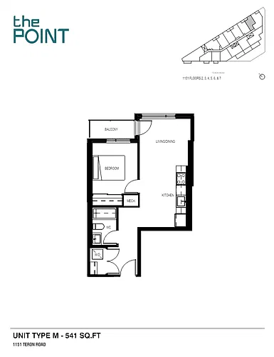 Floor plan 1151-M