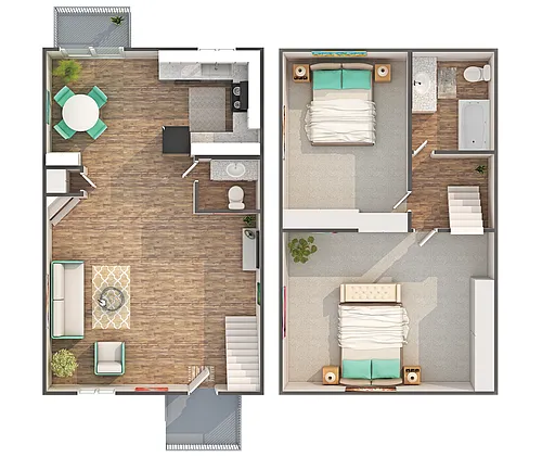 Floor plan Villa