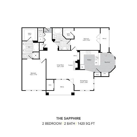 Floor plan The Sapphire
