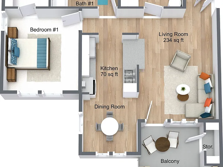 Courtyard Commons II — Photo 45