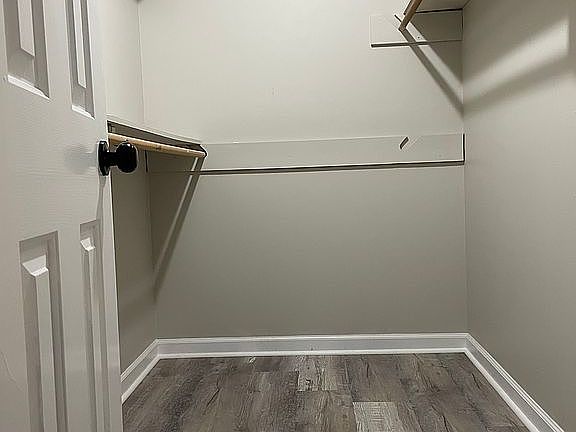 Master walk in closet