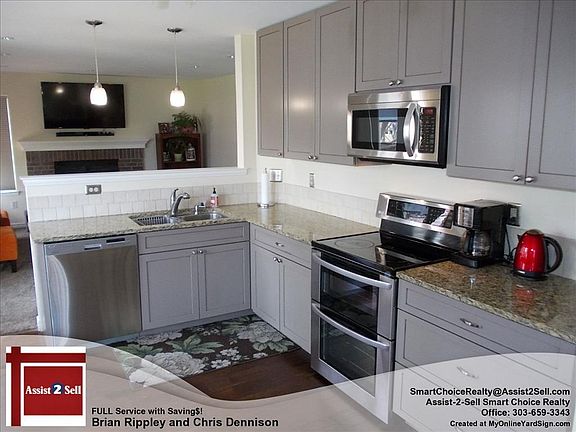 Kitchen with Granite Countertops