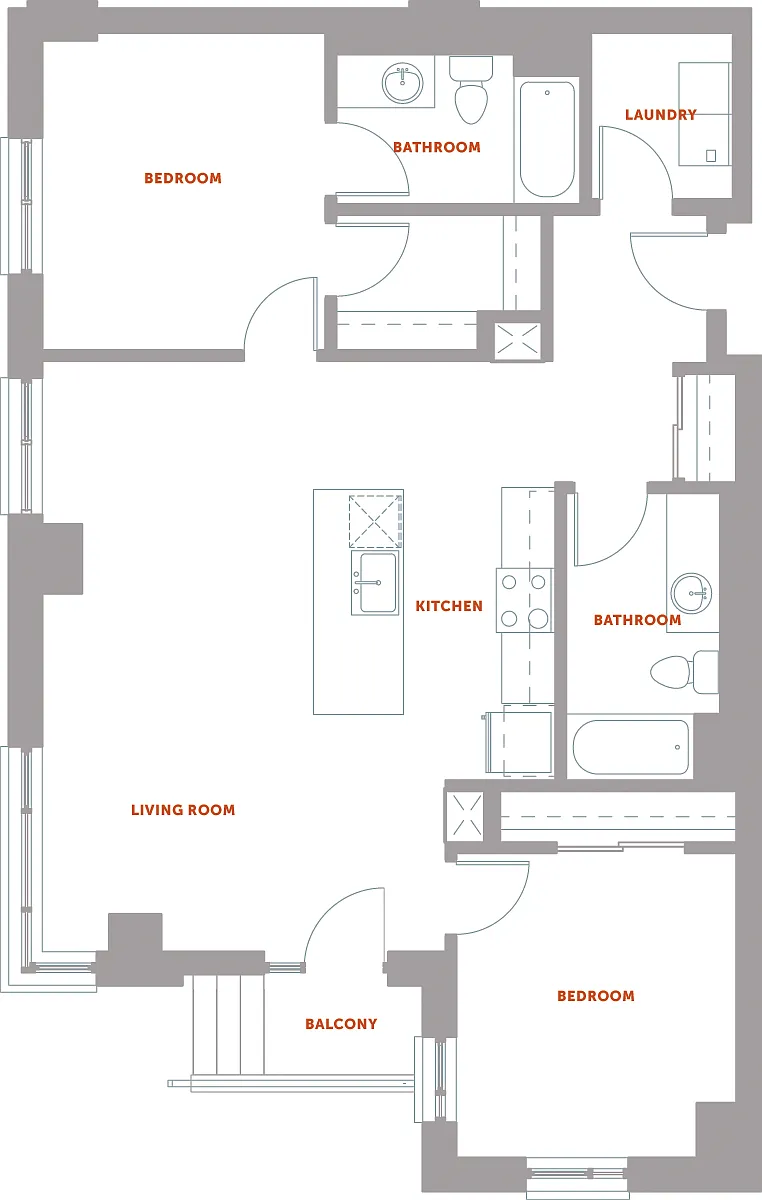Floor plan B3