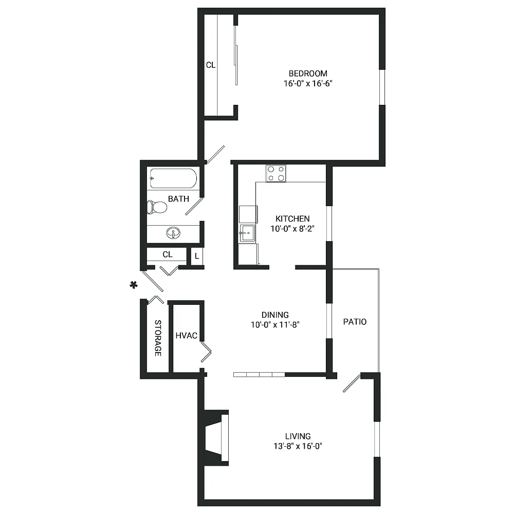 Floor plan A9- Income Restrictions Apply