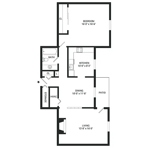 Floor plan A9- Income Restrictions Apply