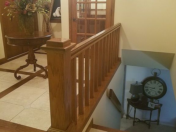 Front entry and stairs