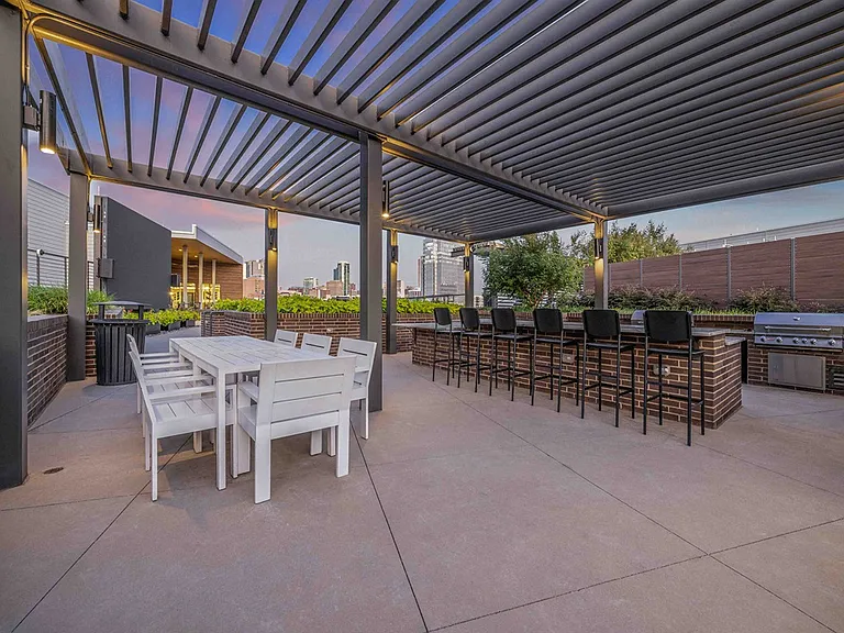 North Building Sky Deck with Kitchen and Entertainment Area