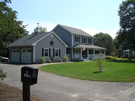 Driveway View 2 Door Garage