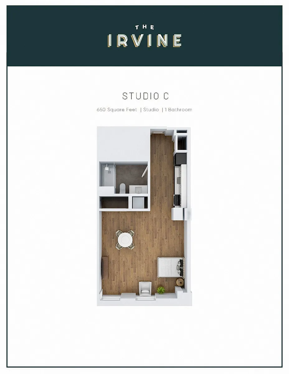 Floor plan Studio C