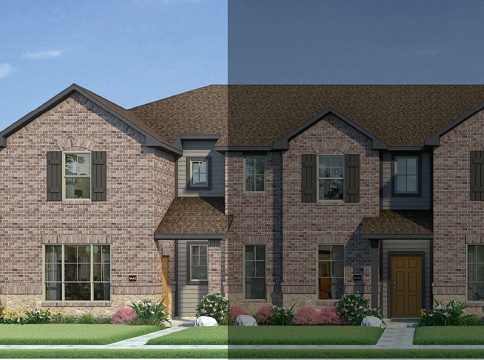 Bowie with Elevation 4A Stone Exterior 2023 Townhomes