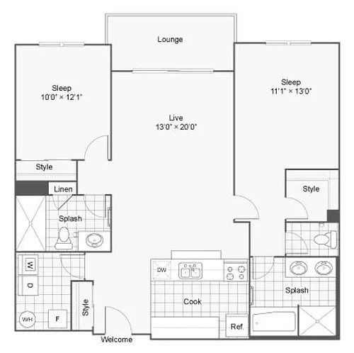 Floor plan Ballard