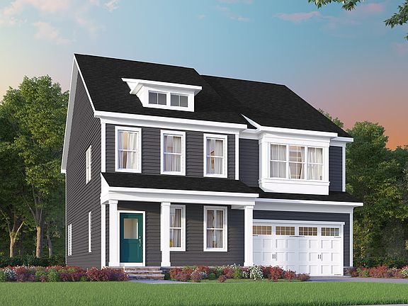 A rendering of elevation 6 of the Beckner II by Brookfield Residential