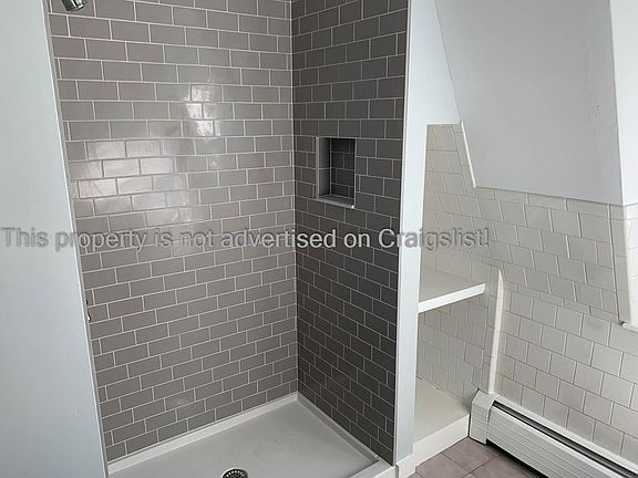 Brand new tile shower (door not installed yet)