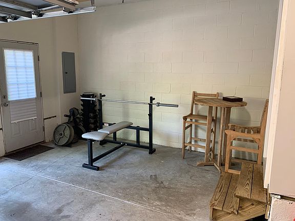 Extra storage area in garage