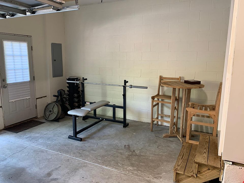 Extra storage area in garage